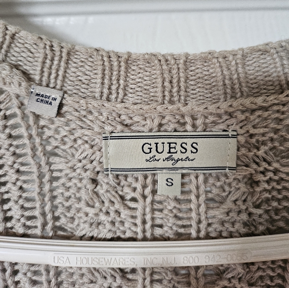 Guess Beige Cardigan Size S - Picture 6 of 10